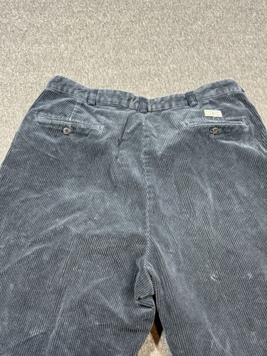 Polo Ralph Lauren Mens Corduroy Pants Size 36 Blue Straight - Picture 10 of 15