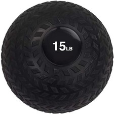 Body Sport 25-Pound Slam Ball with Tread Surface, Versatile, Workout Training