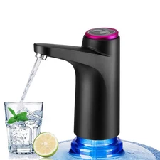Automatic Drinking Water Pump, Smart USB Portable Water Bottle Dispenser with...