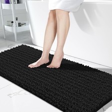 Bathroom Runner Rug 60x24 Inch Extra Long Non Slip Chenille Bath Mat Soft