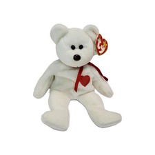 TY Beanie Baby Valentino the Bear 1993/94 Brown Nose w/Tag Errors