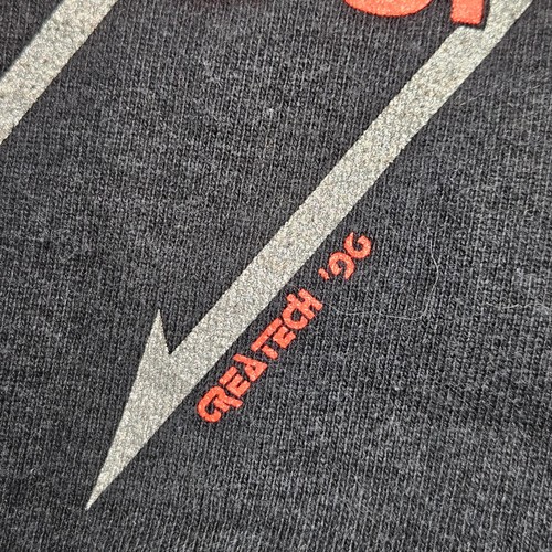 Vintage Sturgeon Hunt '96 Sweatshirt Herren XXL schwarz Fruit of the Loom Crewneck - Bild 5 von 11