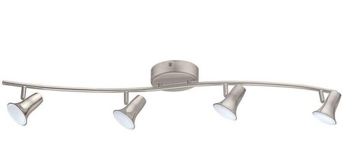 Jumilla 38,19 Zoll 4-Licht Matt Nickel Dimmbar Integrierte LED Schiene Beleuchtung Kit - Bild 1 von 2