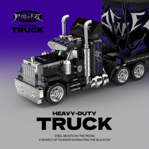 Heavy Duty Truck Building Blocks 1531 pcs American container Truck Bricks Set - Picture 5 of 5