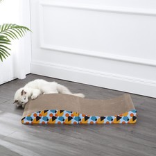Eero 32" Modern Cardboard Foldable Lounge Cat Scratcher with