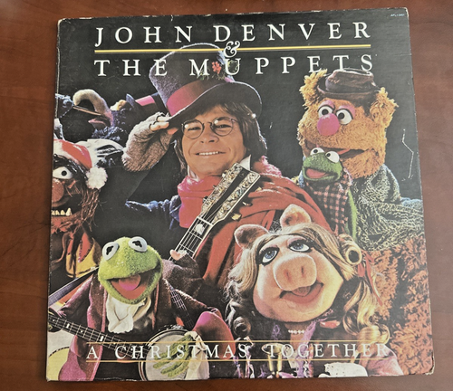 Vintage Vinyl John Denver Muppets A Christmas Together RCA 1979 Album Holiday LP