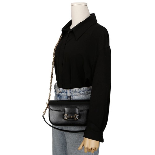 Gucci Horsebit 1955 Small Shoulder Crossbody 735178 146947475 - Picture 10 of 10