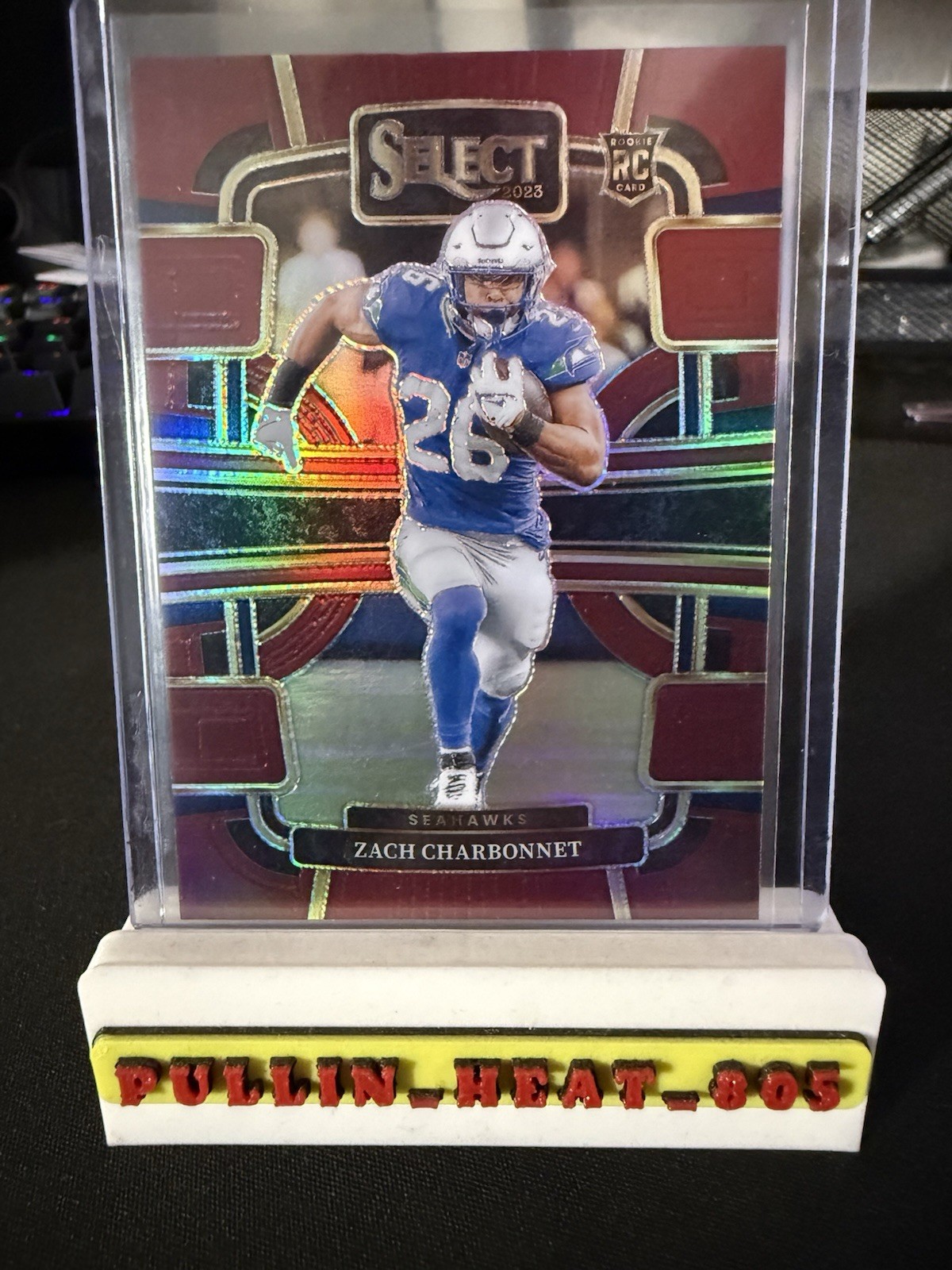 2023 Panini NFL Select Rookie Zach Charbonnet Concourse Concourse Maroon /149