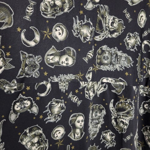 Lularoe Halloween Druck Bernstein Mittwoch Vampir Fledermäuse Pullover Hoodie Neu mit Etikett 3X - Bild 8 von 11