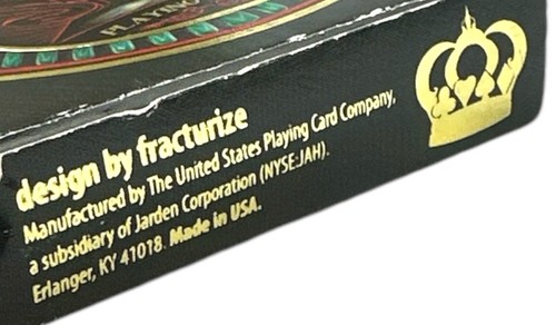Baraja de cartas de vodevil corona azul, fractura, USPCC EE. UU., edición limitada - Imagen 5 de 9