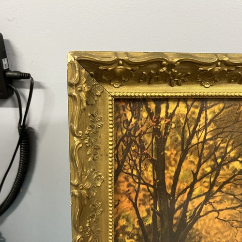 2-Antique Ornate Picture Frames Gold Gilt Wood Plaster Matched Pair 18.25" x 15" - Picture 4 of 24