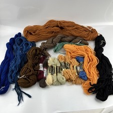 Lot of Persian Wool Yarns Paternayan Needlepoint or Crewel  Anchor Wool 10 Oz