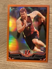 2013 Topps Chrome - MARGUS HUNT RC - Orange Chrome Refractor SP - Color Match