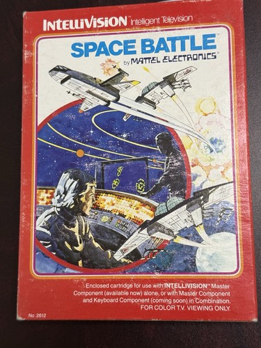 Space Battle Mattel Intellivision 1979 Videospiel - vollständig