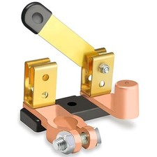 Battery Disconnect Switch, Top Post Knife Blade Top Post Negative Zinc Alloy