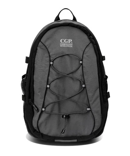 CODEGRAPHY Square Logo String Backpack Black - product listing photo