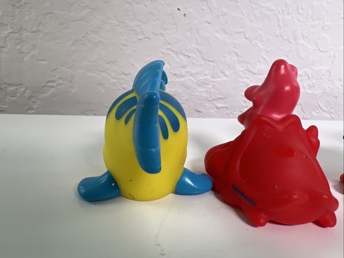 Lote Figuras Sirenita Little People Ariel Sebastian Scuttle Flounder Disney - Imagen 8 de 17