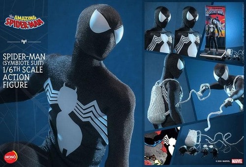 Hot Toys Hono Studio Amazing Spider-Man Symbiote Suit 1/6 Action Figure NEW - Picture 5 of 12