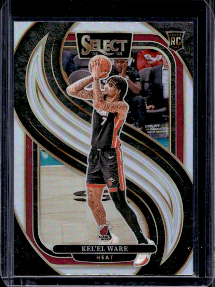 2024-25 Select Kel'el Ware Premier RC Silver Prizm Rookie #191 Heat