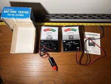 Vintage MICRONTA 22-030 w/ Manual & 22-030A w/ Box Battery Tester Radio Shack