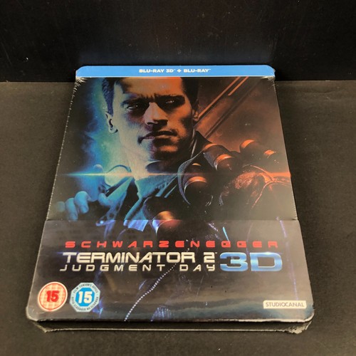TERMINATOR 2: JUDGMENT DAY (ZAVVI EXCLUSIVE) STEELBOOK BLU-RAY 3D + BLU-RAY - Picture 5 of 24