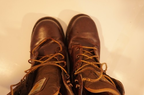 CARHARTT BOOTS SIZE 10 w LEATHER LACE UP STYLE CMW6274 DARK BROWN WORK BOOTS - 第 6/10 張圖片