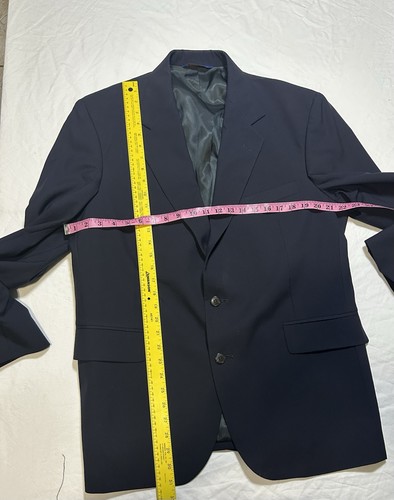 Pendleton 100% Virgin Wool Black Blazer Size 44 Classic Ivy League Old Money - Picture 4 of 12