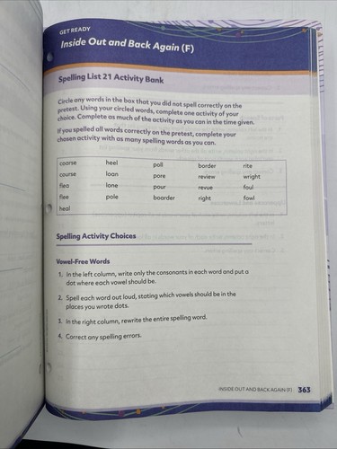 K12 Summit Curriculum English Language Arts 5 Lesson Guide And Activity Book - Picture 7 of 9