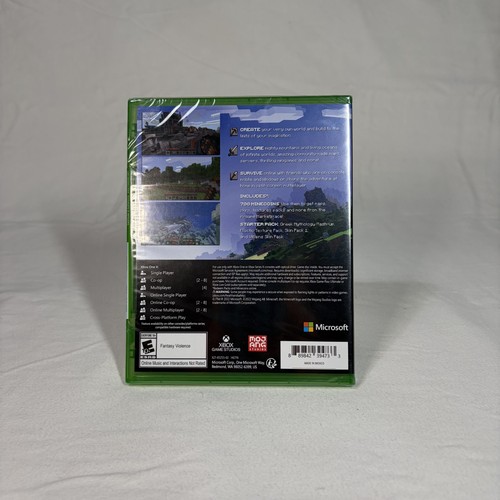 Xbox One Minecraft Starter Pack Edition 700 Minecoins Brand New Factory Sealed - Picture 2 of 4