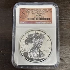 2012-S Silver American Eagle Dollar • NGC PF70 • First Releases • REVERSE PF