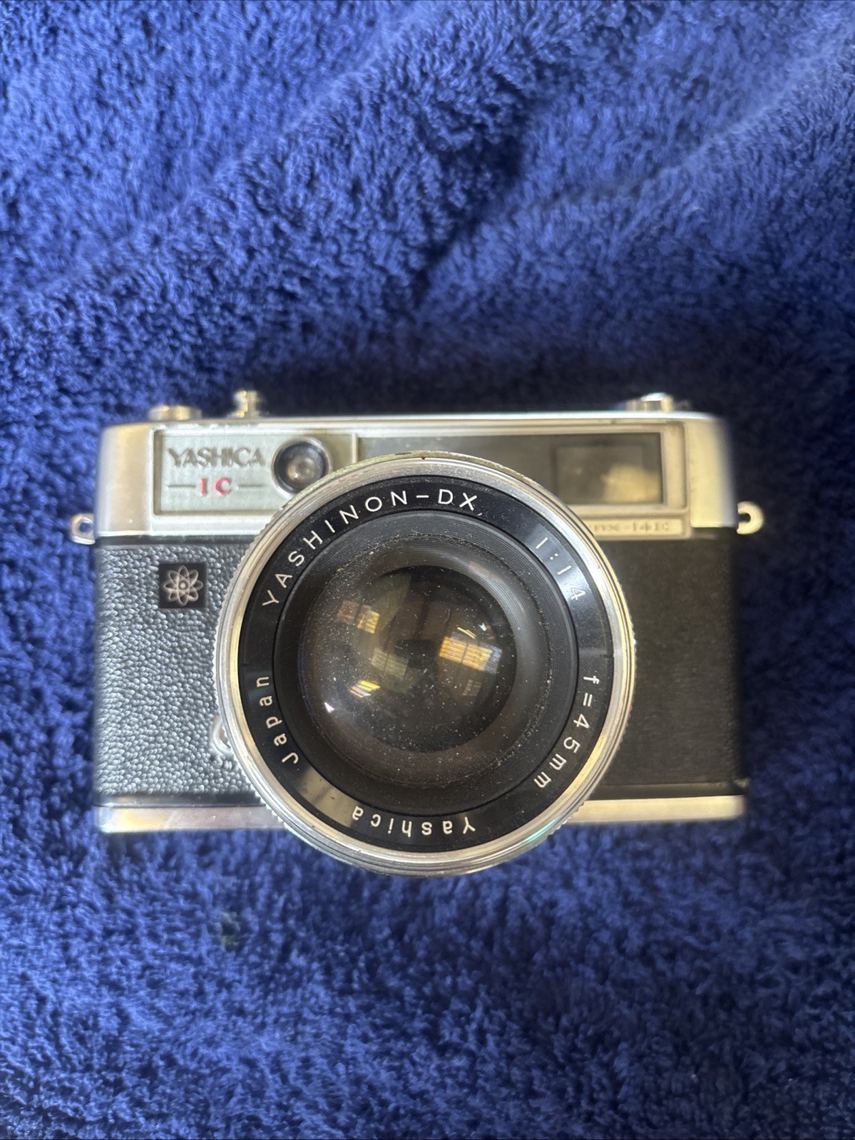 Yashica 1C Lynx-14E analoge Sucherkamera Vintage mit Yashinon 45 mm F/1.4 Objektiv