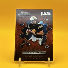 2021 Wild Card Alumination - Dead Aim  Blue #ANDA-7 Connor Bazelak (RC) #/99