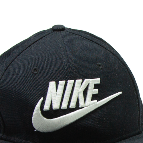 NIKE Mens Snapback Cap Black Wool ONE SIZE - Picture 2 of 8