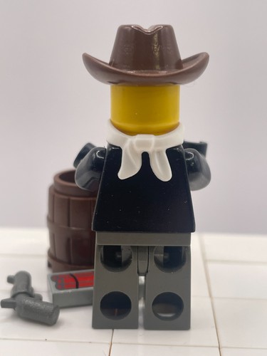 Lego Western Cowboys Bandit 4 ww011 6790 Bandit's Wheelgun - Imagen 5 de 6