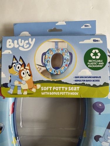 Bluey Soft Töpfchensitz Blaudruck Neu ohne Haken  - Bild 2 von 5