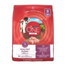 Purina ONE Natural, High Protein Dry Puppy Food, Plus Healthy Puppy Formula 8 lb 2.50 per pound