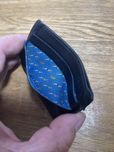 Hermes men's black leather card holder - Picture 5 of 15