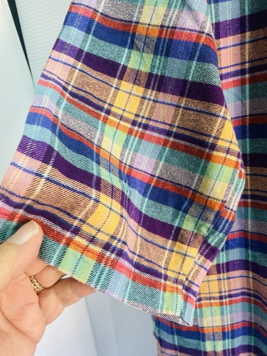 Polo Ralph Lauren USA Dressing Grown Bath Robe Dressing Gown 100% cotton Flannel - Picture 13 of 13