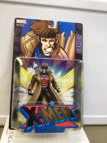 Vintage MARVEL 2000 GAMBIT Figure X-MEN CLASSICS New Sealed Package