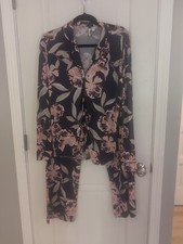 Nordstrom Women's Size S Floral Print 2 Piece Pajama Set Modal Spandex Soft