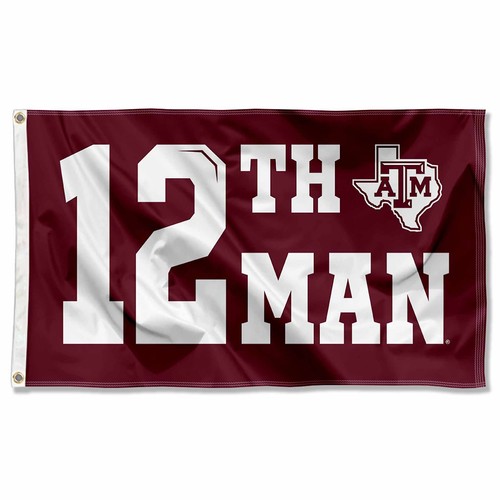 Texas A&M Aggies 12th Man Flag Large 3x5 - Bild 1 von 7