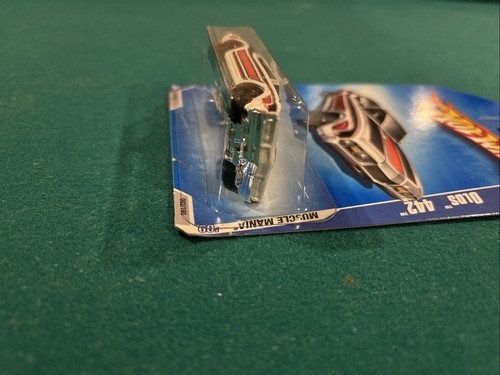 2009 Hot Wheels #82 Muscle Mania 6/10 Olds 442 White Variation Red/black Pr5 - Picture 2 of 9