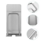 2x Stainless Steel Toothbrush Holder Wall Mounted Self Adhesive Toothbrush Rack