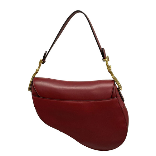 Echte Dior/ChristianDior Satteltasche - rote Leder Umhängetasche - Bild 3 von 20