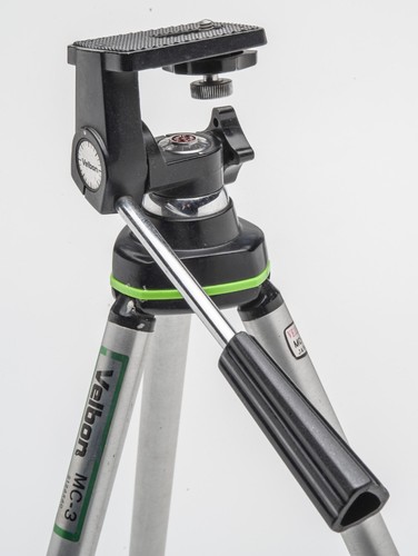 Velbon MC-3 2126560 Tripod Stand Tripode Tripod IN Silver Black Universal - Picture 5 of 6