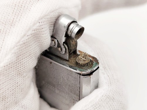 Petrol Lighter Ogonyok Soviet Vintage Smoking Cigarette Device Collectible USSR - Picture 10 of 12