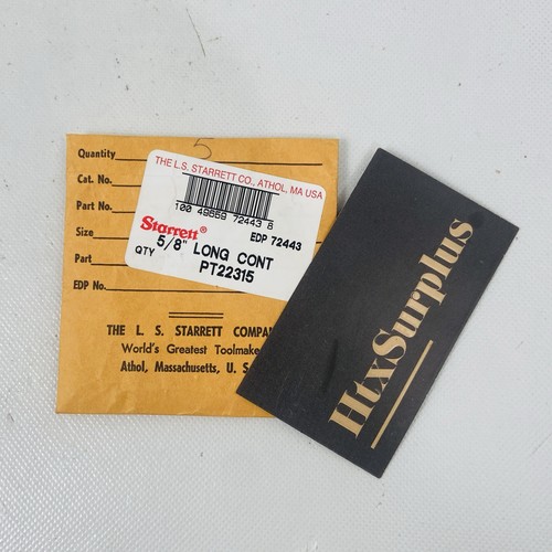 🌟Starrett PT22315 Steel Contact Point for 811 Series Dial Test Indicators - Picture 2 of 3