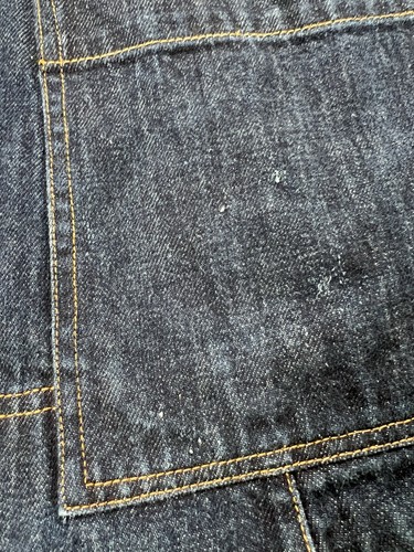 Ärmelloses Volant Damen Denim Minikleid Farbe Dark Wash Medium - Bild 13 von 15