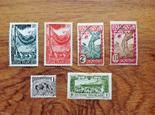 French Guyana 1904 - 1947 MH Stamps. Free UK Postage