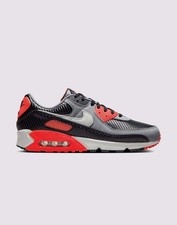 Nike Air Max 90 Premium " Photon Dust" Black Gray Red White HM9432-001 Sneaker